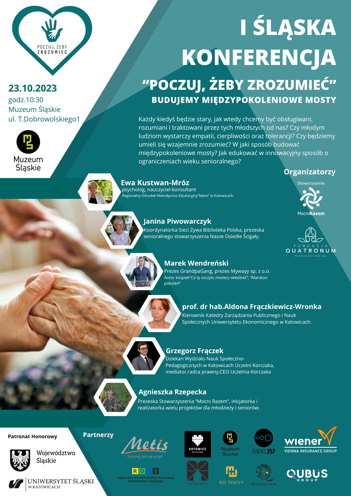 Plakat Konferencja Poczuj by zrozumieć Plakat Konferencja Poczuj by zrozumieć