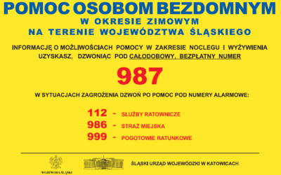 Bezpłatna infolinia dla osób bezdomnych w&nbsp;województwie śląskim