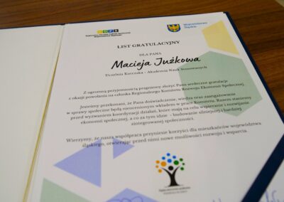 Inauguracyjne posiedzenie Regionalnego Komitetu Rozwoju Ekonomii Społecznej Województwa Śląskiego