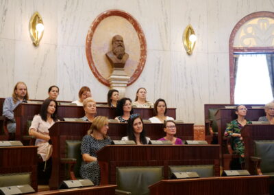 Uroczyste rozdanie zaświadczeń ukończenia szkoleń dla pracowników centrum usług społecznych