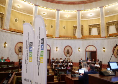 Uroczyste rozdanie zaświadczeń ukończenia szkoleń dla pracowników centrum usług społecznych