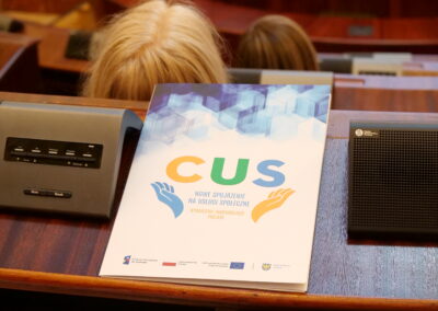 Uroczyste rozdanie zaświadczeń ukończenia szkoleń dla pracowników centrum usług społecznych