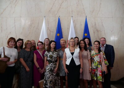 Uroczyste rozdanie zaświadczeń ukończenia szkoleń dla pracowników centrum usług społecznych