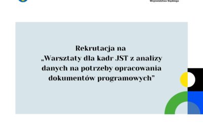 Jednodniowe warsztaty stacjonarne. Analiza danych na potrzeby opracowania dokumentów programowych.