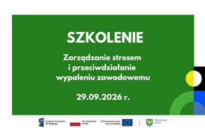 Szkolenie | „Zarządzanie stresem i przeciwdziałanie wypaleniu zawodowemu”, Gliwice, 29.09.2026 r.