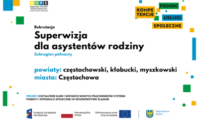 Rekrutacja na superwizję dla asystentów rodziny – subregion północny
