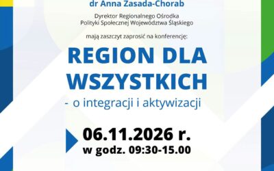 Konferencja „Region dla wszystkich – o&nbsp;integracji i&nbsp;aktywizacji” – Muzeum Śląskie, 06.11.2026&nbsp;r.